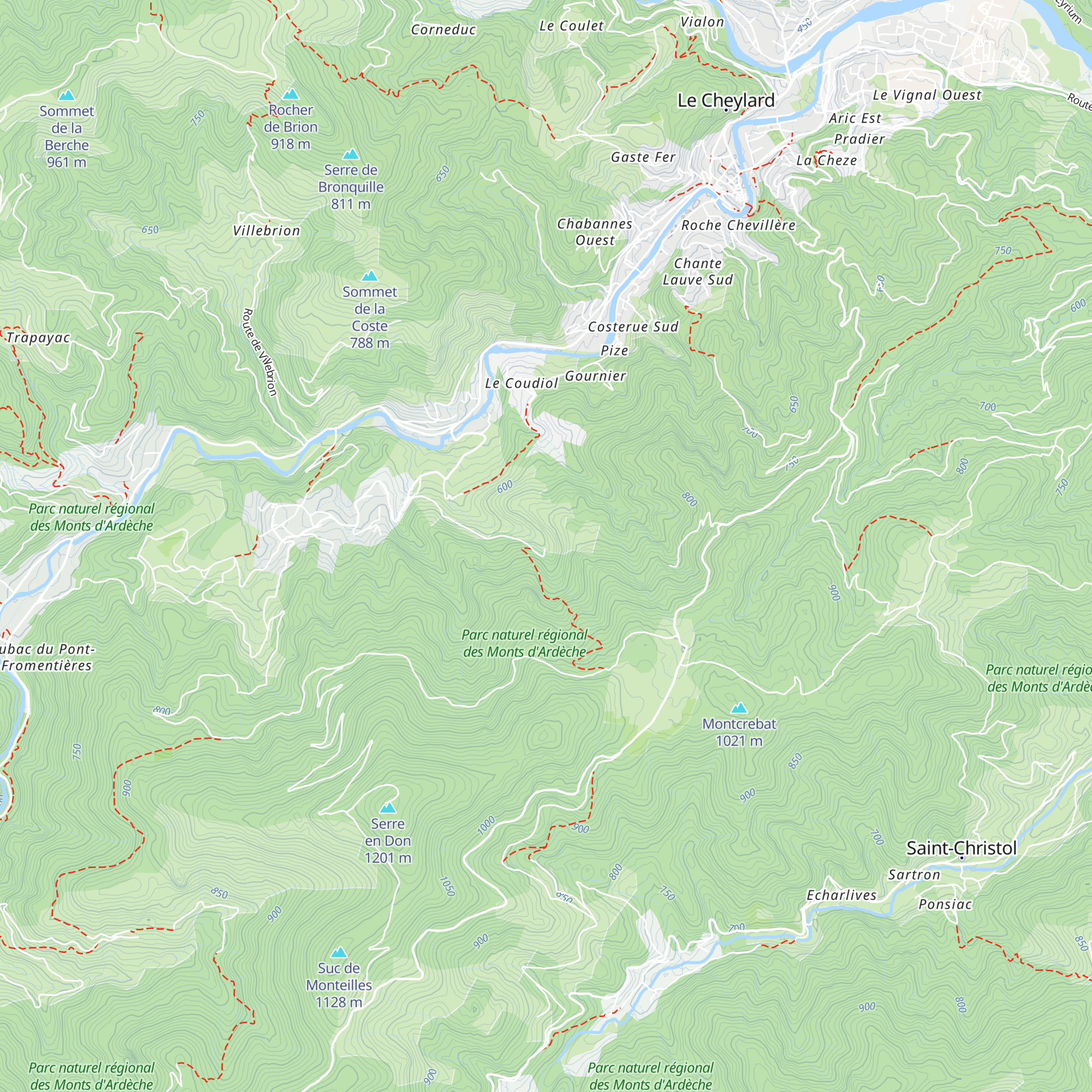 Gîte Les Combes map