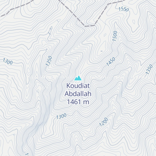 Map of Koudiat Abdallah