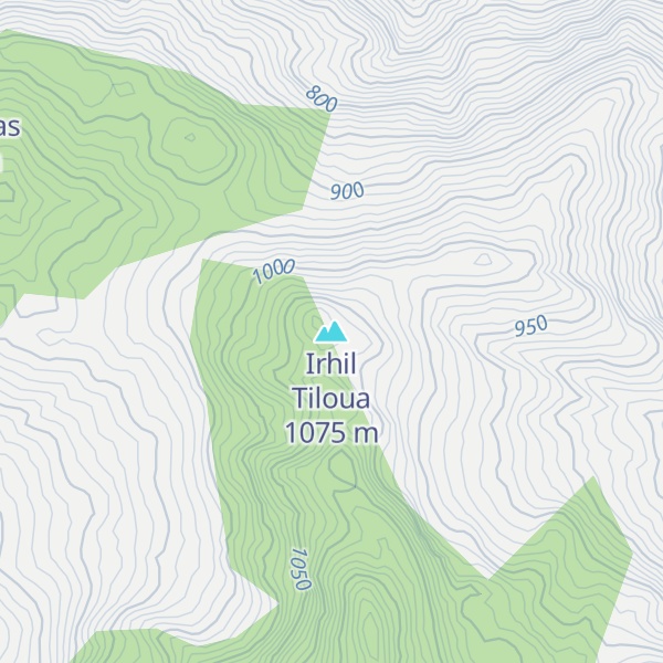 Map of Irhil Tiloua