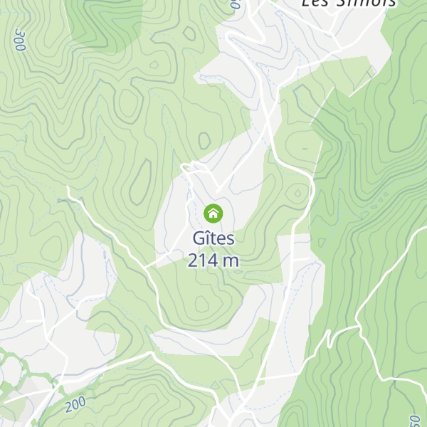 Map of Gîtes