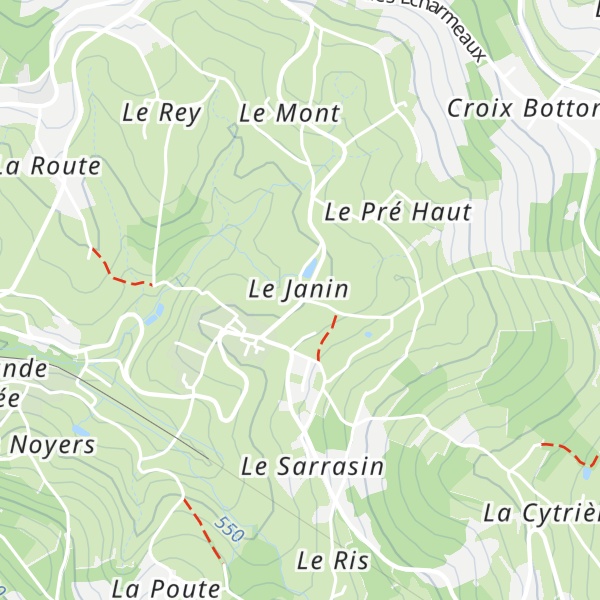 Map of Gîte au Janin