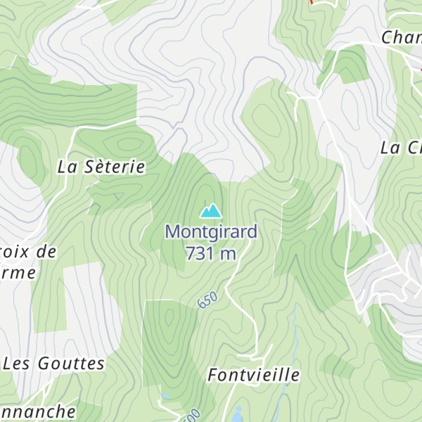 Map of Montgirard