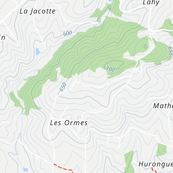 Map of Gîte des Ormes
