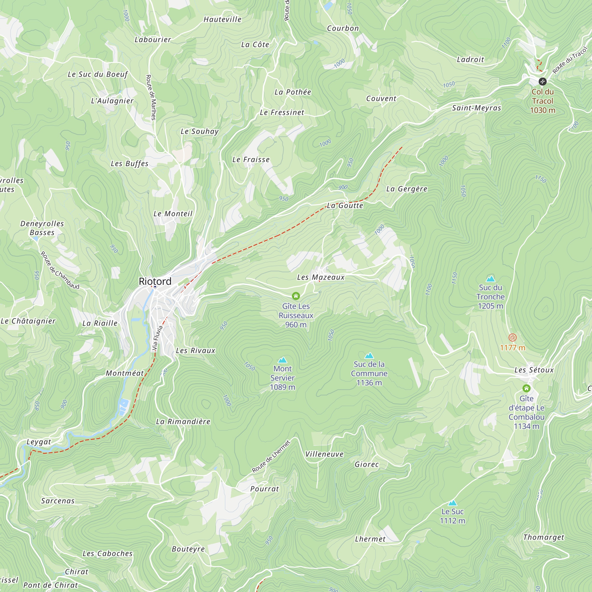 Gîte Les Ruisseaux map