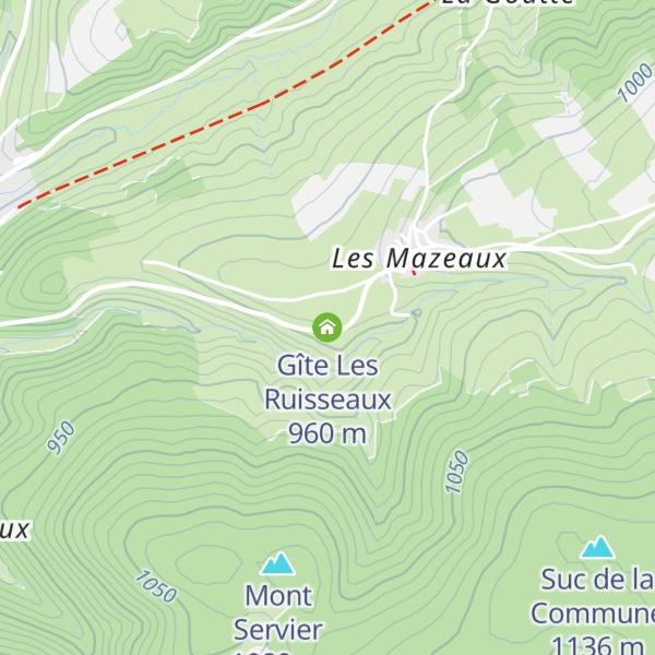 Map of Gîte Les Ruisseaux