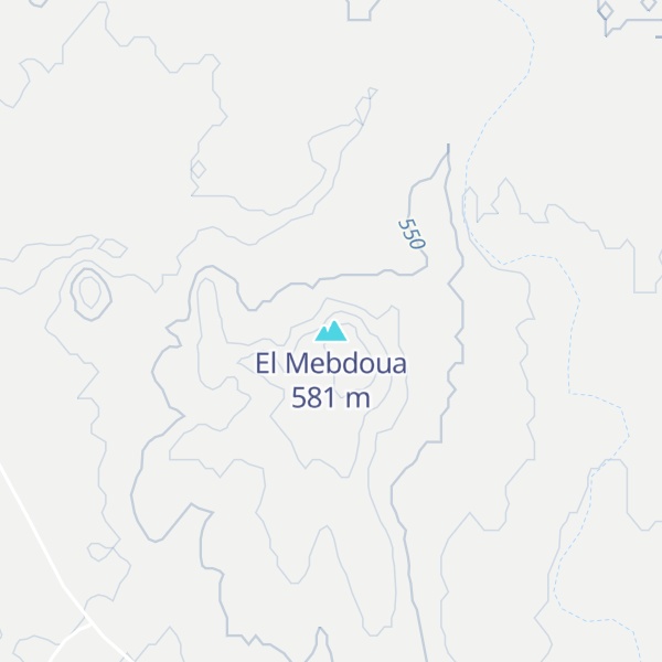 Map of El Mebdoua