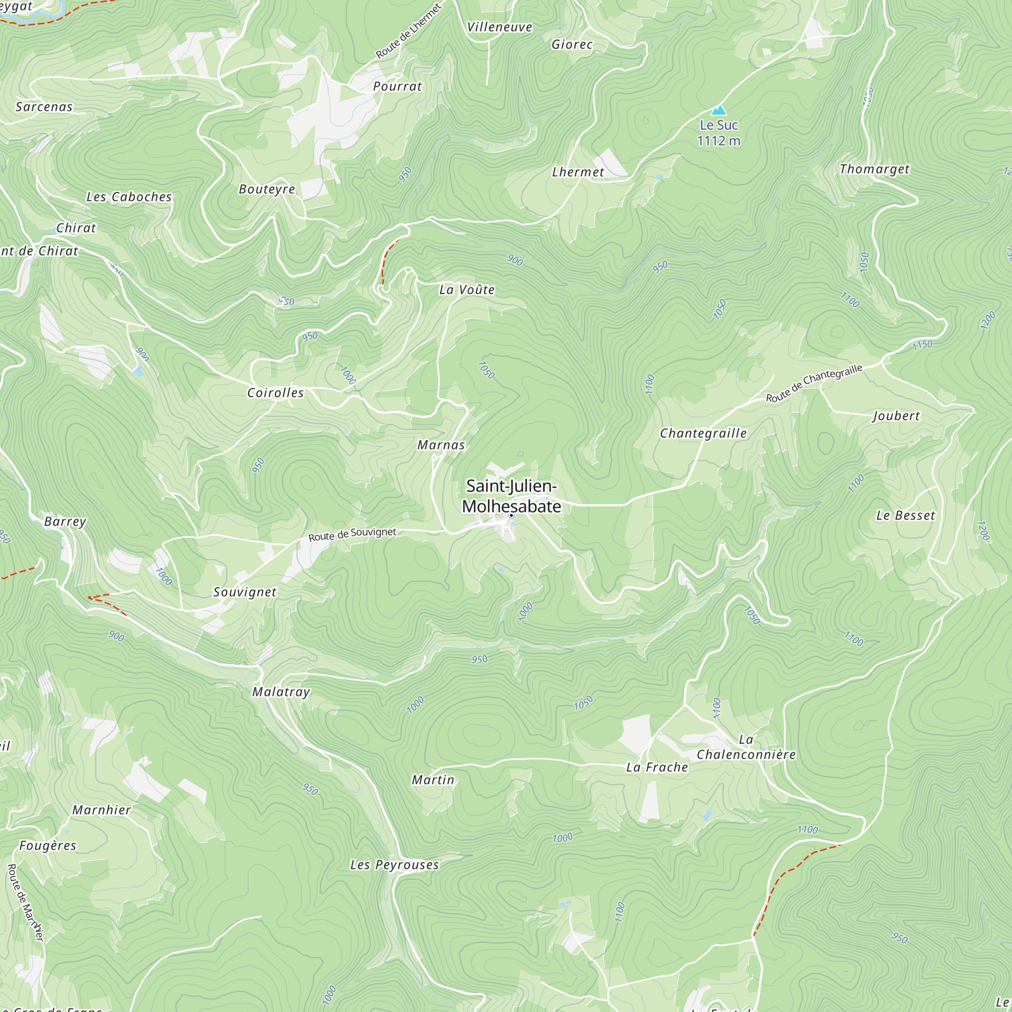 Gîtes communaux - La Maison du Suc map