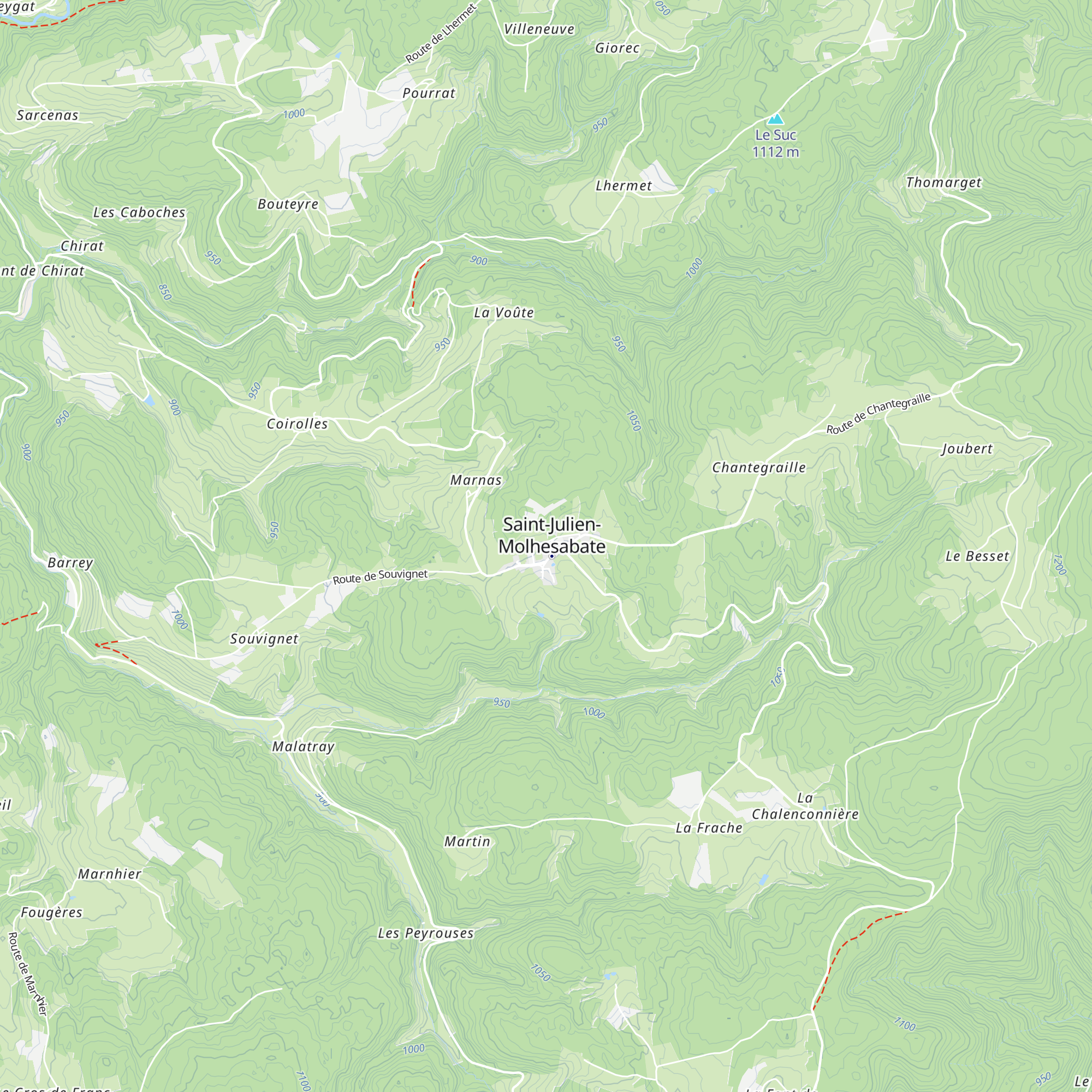 Gîtes communaux - La Maison du Suc map