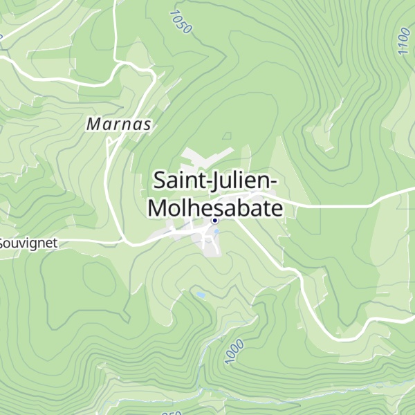 Map of Gîtes communaux - La Maison du Suc