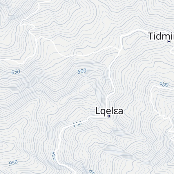 Map of Koudia Ou Kou