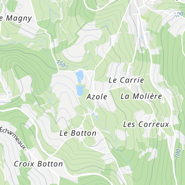 Map of Gîte de Propières