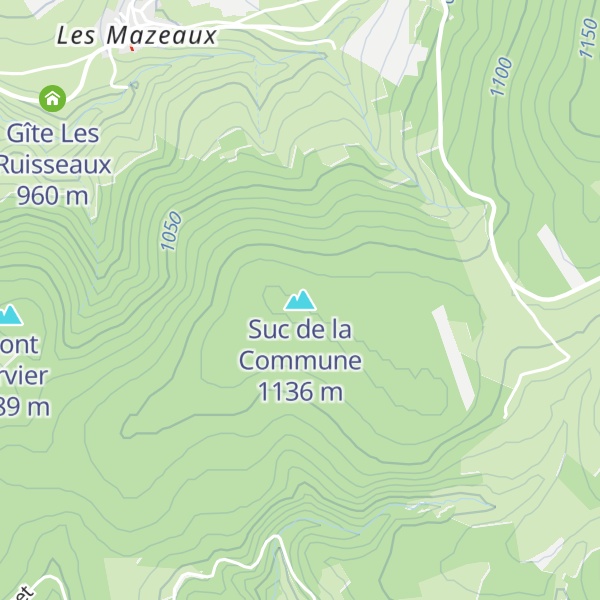Map of Suc de la Commune