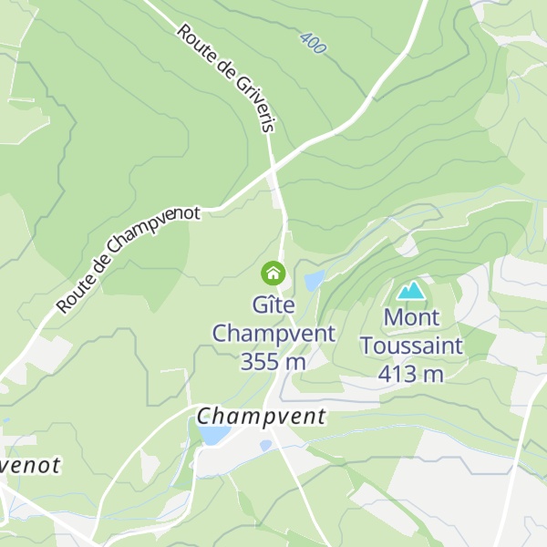Map of Gîte Champvent