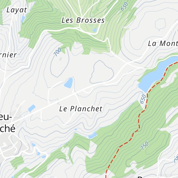 Map of Gîte La Cour de Marius