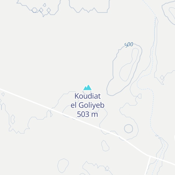 Map of Koudiat el Goliyeb