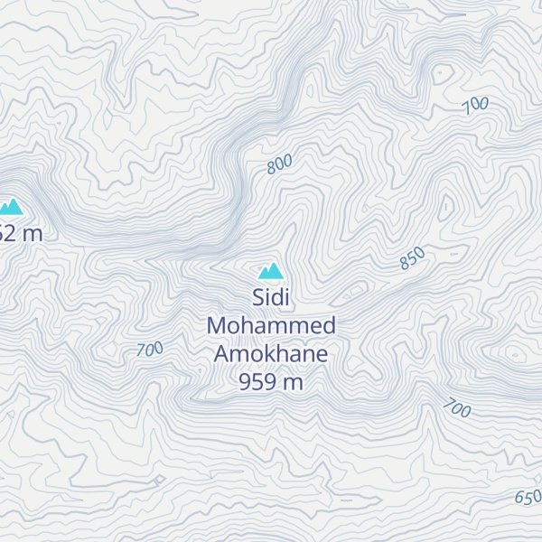Map of Sidi Mohammed Amokhane