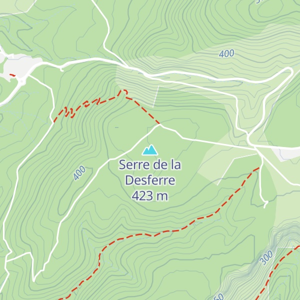 Map of Serre de la Desferre