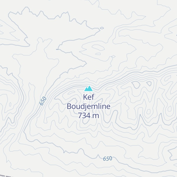 Map of Kef Boudjemline
