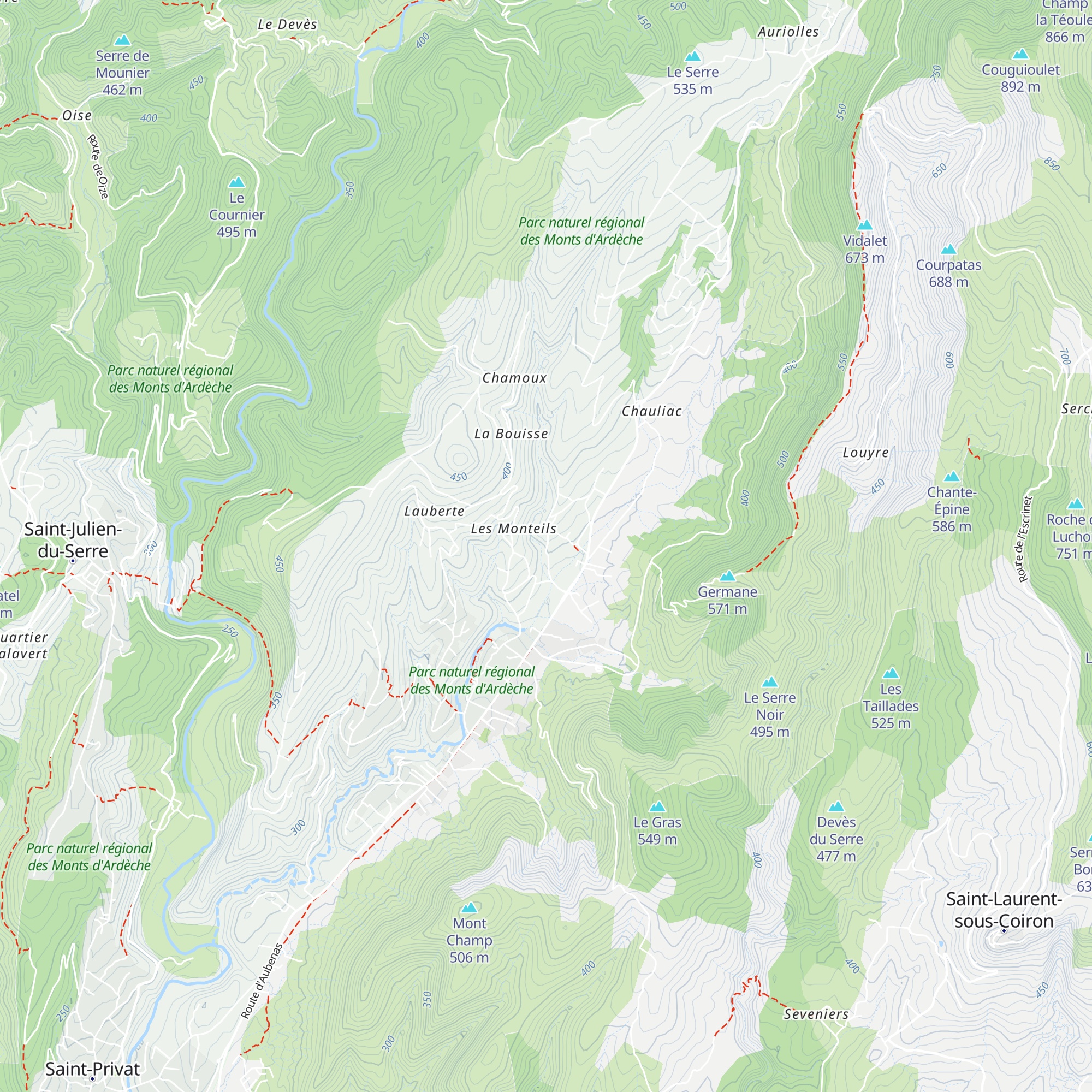Gîte "Les Douces" map