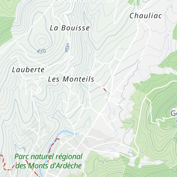 Map of Gîte "Les Douces"