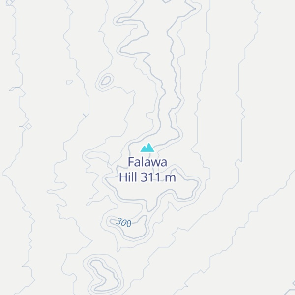Map of Falawa Hill
