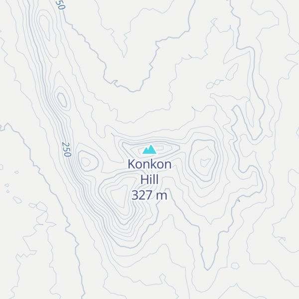 Map of Konkon Hill