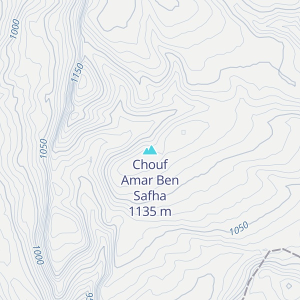 Map of Chouf Amar Ben Safha