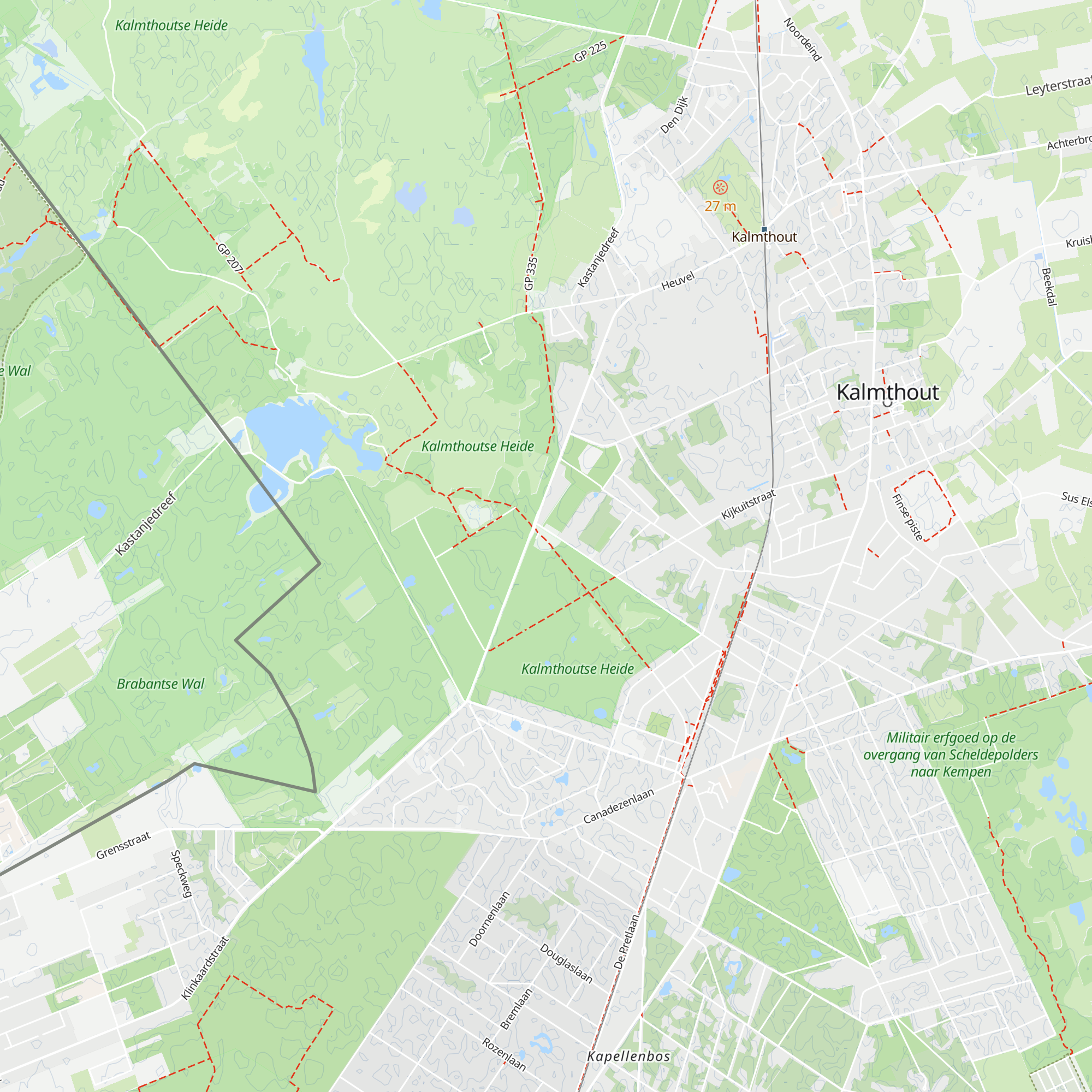 Toerisme Kalmthout map