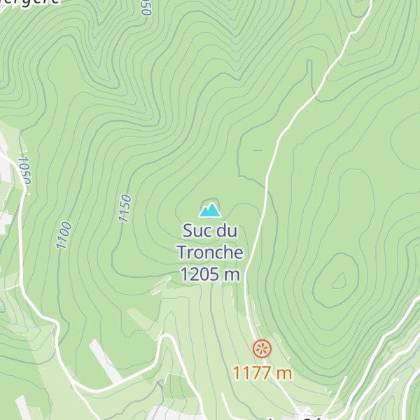 Map of Suc du Tronche