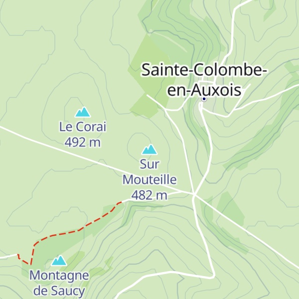 Map of Sur Mouteille