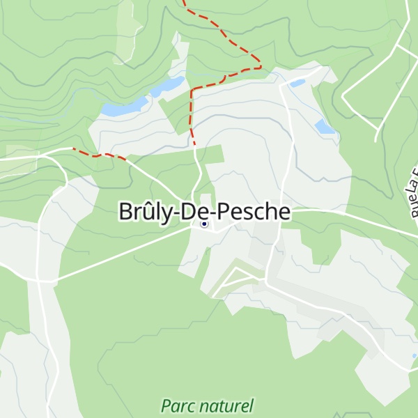 Map of Gîte Kaleo Bruly - Presbytère