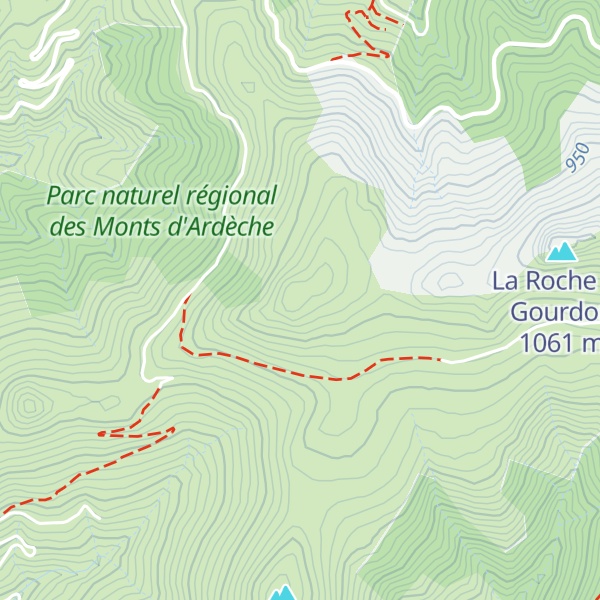 Map of Rocher de la table