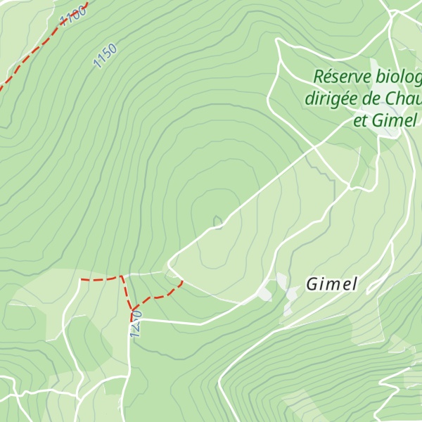 Map of Bois Panère