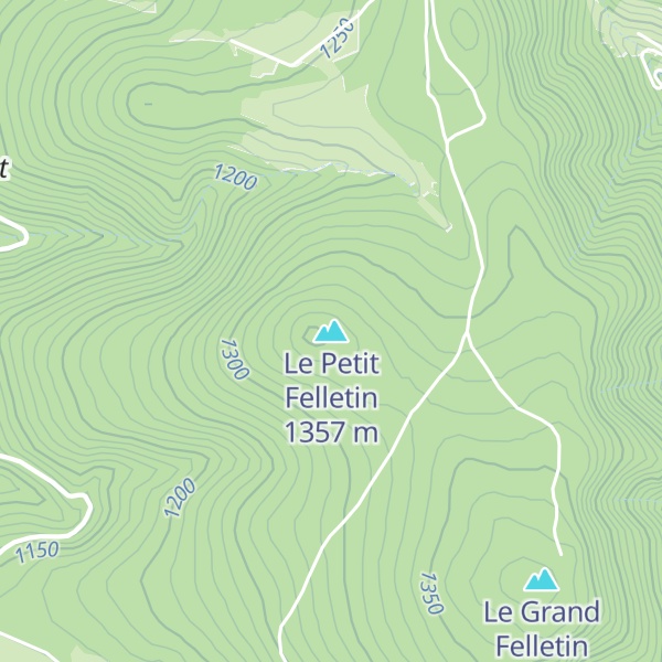 Map of Le Petit Felletin