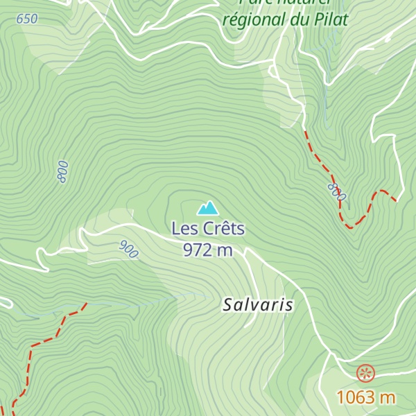 Map of Les Crêts