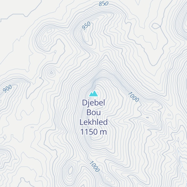 Map of Djebel Bou Lekhled