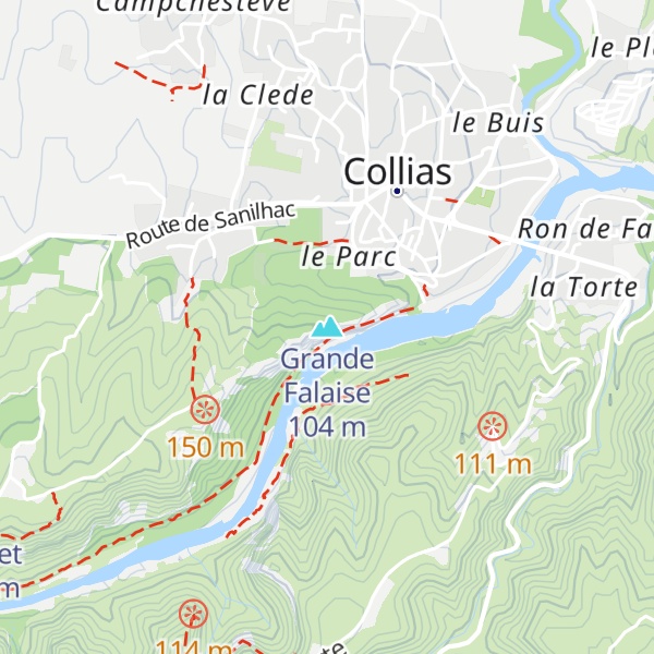 Map of Grande Falaise