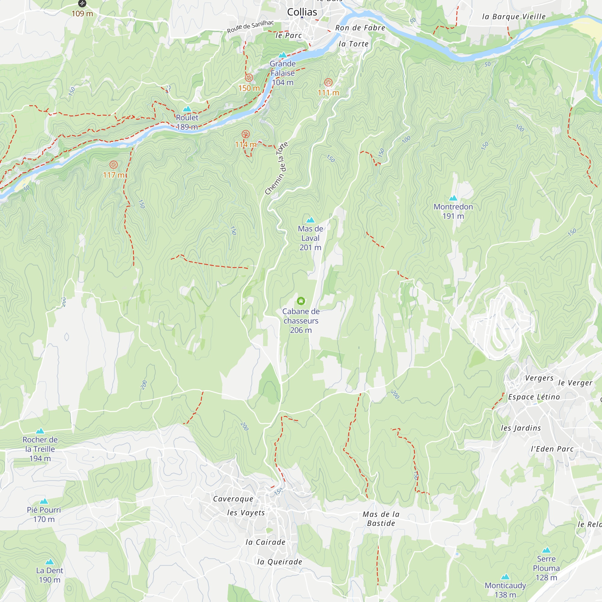 Cabane de chasseurs map