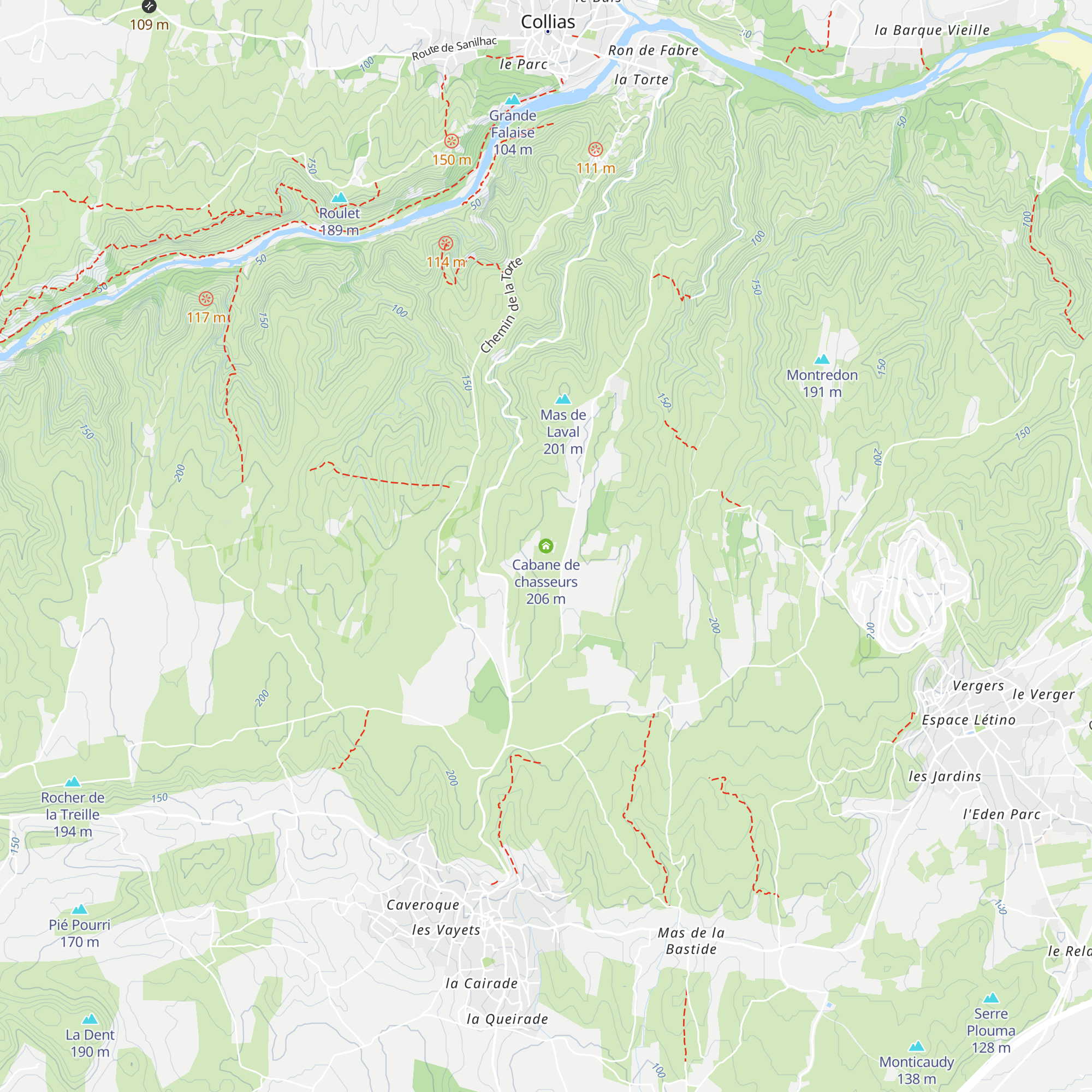 Cabane de chasseurs map
