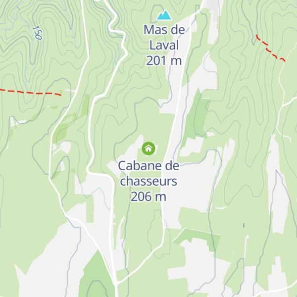 Map of Cabane de chasseurs