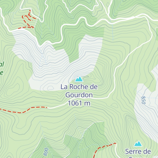 Map of La Roche de Gourdon