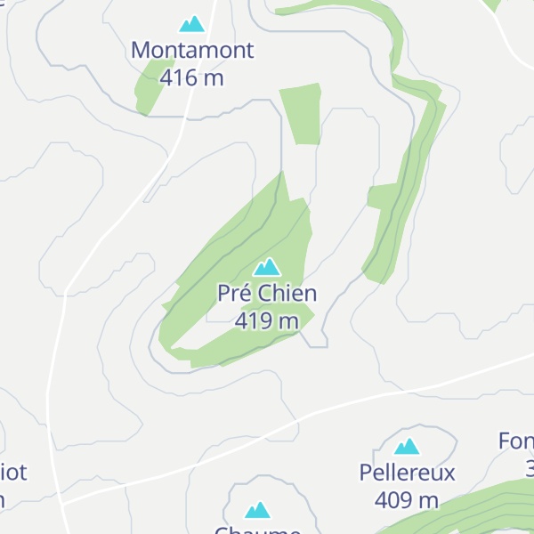 Map of Pré Chien