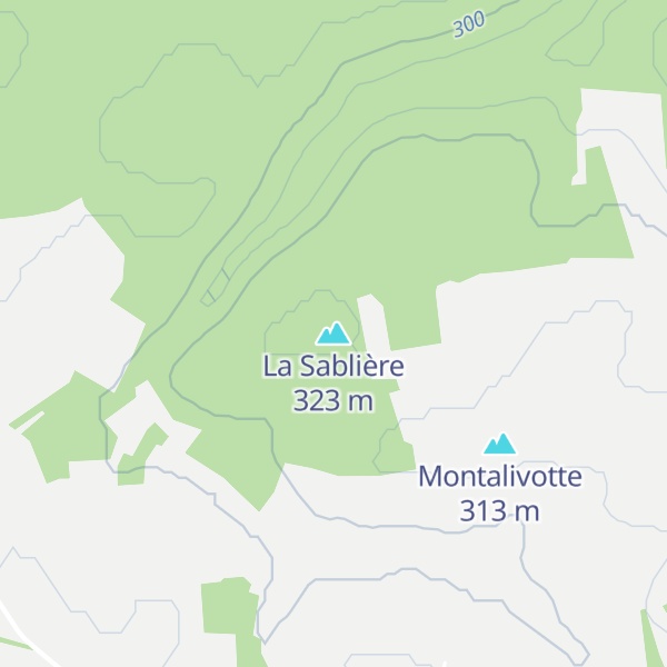 Map of La Sablière