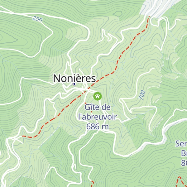 Map of Gîte d'étape