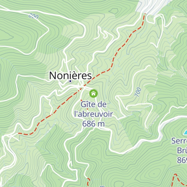Map of Gîte de l'abreuvoir