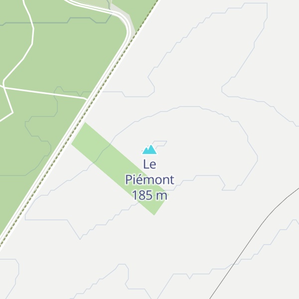 Map of Le Piémont