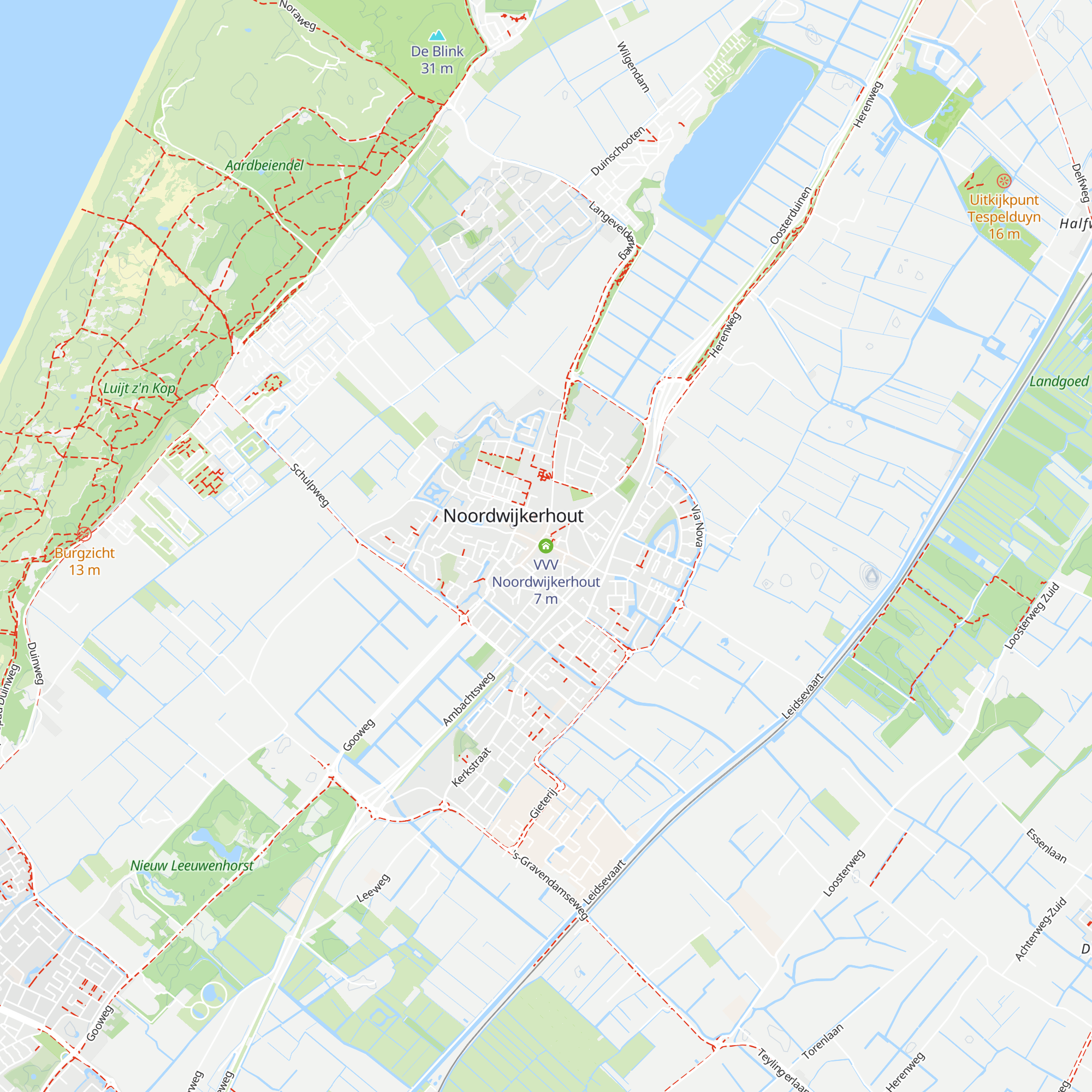VVV Noordwijkerhout map