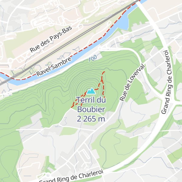 Map of Terril du Boubier 2