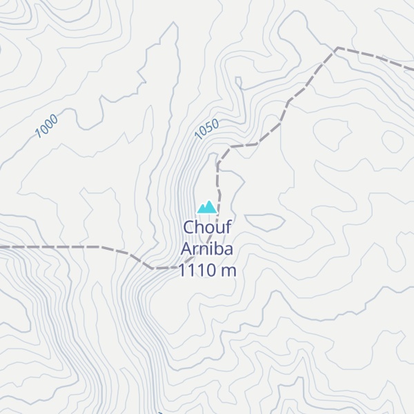 Map of Chouf Arniba