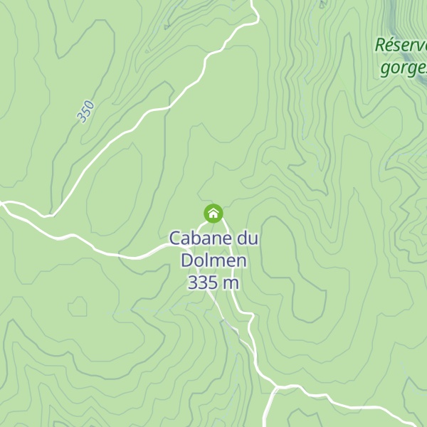 Map of Cabane du Dolmen